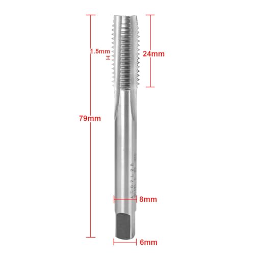 ATOPLEE HSS 6542 M10 X 1.5 Tap and Die Set, Right Hand Machine Thread Tap Die Set (M10 X 1.5) - size: M10 X 1.5