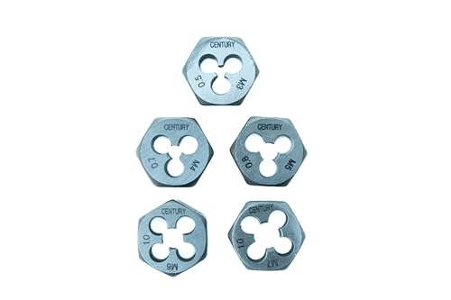 Century Drill & Tool 98926 Metric Tap & Die Set, 12 Piece