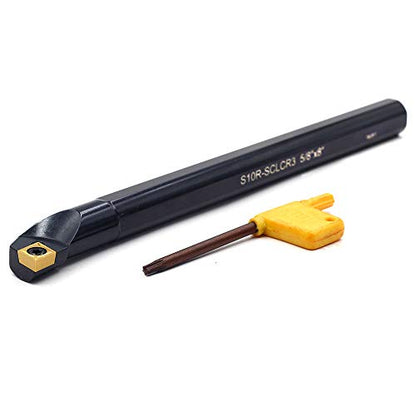 OSCARBIDE 5/8"x 8" Indexable Boring Bar, SCLCR,Right-Hand - color: 5/8*8