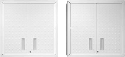 Manhattan Comfort Fortress Storage Units, White - color: White, style: Dual Floating