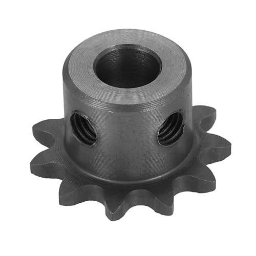 uxcell #25 Chain Roller Sprocket 8mm Bore 25.5mm OD, 11 Tooth C45 Carbon Steel ANSI Chain NO.25 Roller Sprocket Round Hole Without Surface Finished for ISO 04C Chain - size: 8mm Bore 25.5mm OD, style: 11 Tooth