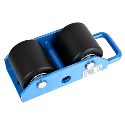 Fixed Machinery Skates for Machine Moving 5500 lbs, 2 Nylon Rollers