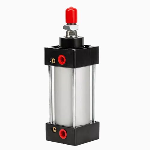 New Pneumatic Standard Cylinder SC 100 x 50 PT 1/2 Bore:4" Stroke:2" Rod Dual Action - size: 50mm Stroke 100mm Bore