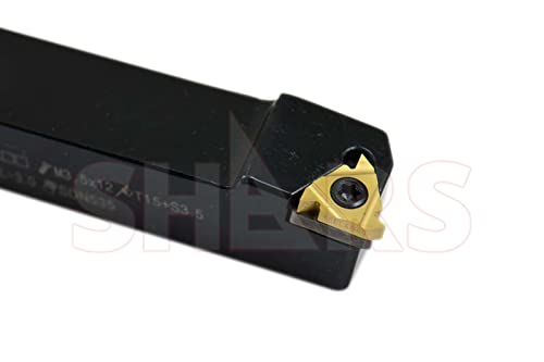 Shars 1/2" x 3-1/4" SEL-0500-F16 External Indexable Threading Toolholder, Left Hand 404-2727 P] - size: 1/2" x 3-1/4", style: Left Hand
