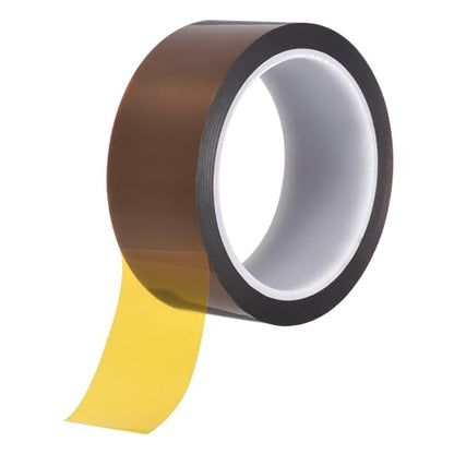 uxcell Heat Tape,40mmx33m(108ft) Heat Transfer Tape(0.08mm T,Brown) - size: 40mm