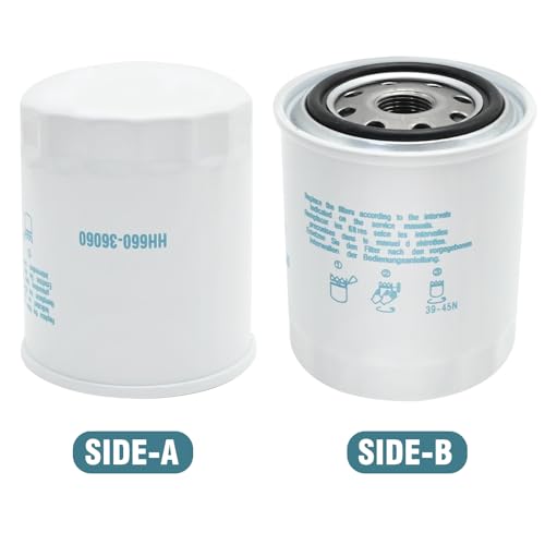 Anxingo HH660-36060 Hydraulic Transmission Filter Replacement for Kubota B1550 B1700 B1750 B21 B2100 B2400 B2410 B26 B2630 B2710 B2910 B3030 B6100 B7200 B7300 B7400 Tractors Replace HHK72-14080