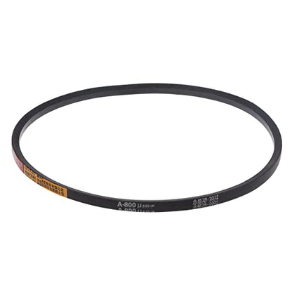 HARFINGTON A-800 V-Belts Drive Belt 800mm Inner 13mm Width 8mm Thickness Girth Rubber for Power Transmission - size: 800mm
