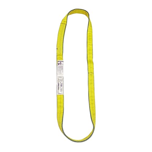 Mazzella 1" x 4' Long 1-Ply Endless Flat Web Sling, 3,200 lbs. Vertical WLL