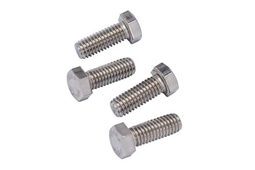 Bolt Dropper 3/8"-16 x 1 (25 Pack) Hex Head Bolt, 18-8 (304) Stainless Steel Corrosion Resistant Commercial Grade Bolts Versatile Choose Size - size: 3/8"-16 x 1"