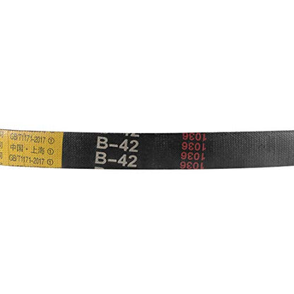 uxcell B42 V-Belts 42" Pitch Length, B-Section Rubber Drive Belt 2pcs - size: 42"