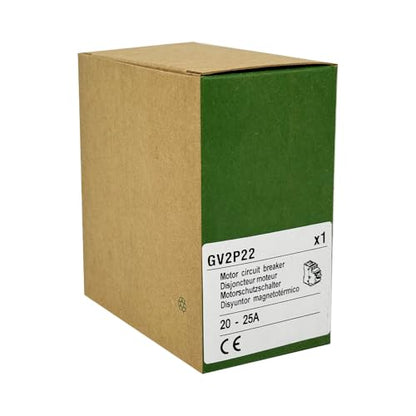 Motor Circuit Breaker GV2P22 20-25A Rotary knob controled Thermal Magnetic