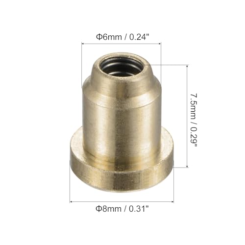 uxcell Brass Push Button Flange Grease Oil Cup 6mm Ball Oiler for Lubrication System 12Pcs - size: 6mm