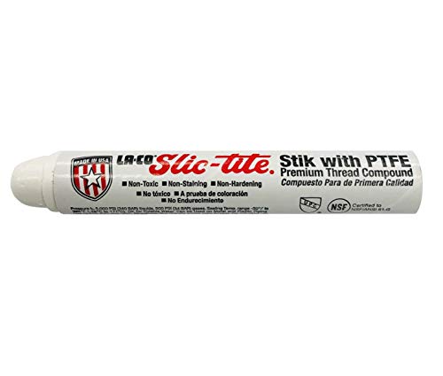 LA-CO 41600 Slic-Tite Thread Sealant Stik with PTFE, 1-1/4 oz. Stick - size: 1-1/4 ounces