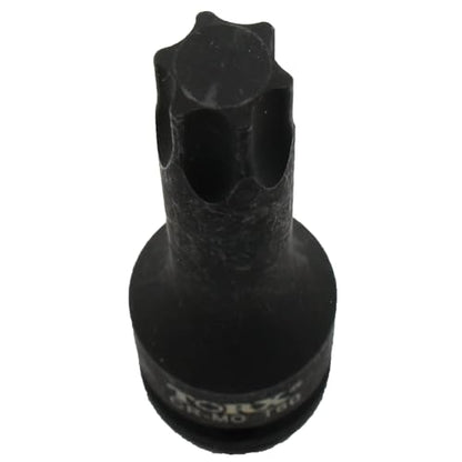 TEMO T60 3" Torx Star 6 Point Black Impact Bit Socket 1/2" Square Drive - size: T60