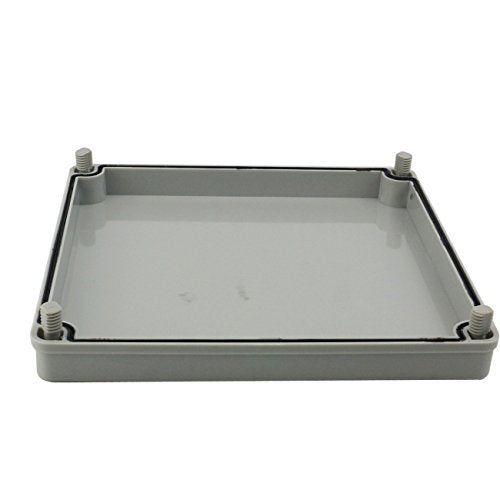 Ogrmar Plastic Dustproof IP65 Junction Box DIY Case Enclosure 8x8x5.2 - size: 8" x 8" x 5.2"