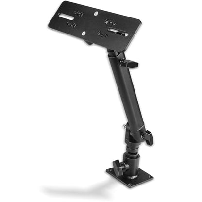 Universal Marine Monitor Mount 350° Swivel 18"–24" Adjustable Height Black - color: Black