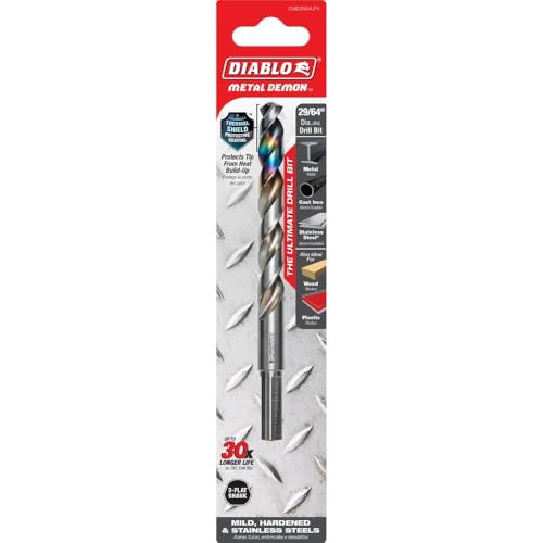 Diablo Metal Demon Drill Bits - 29/64" Diameter, 5.6" Length - size: 29/64"