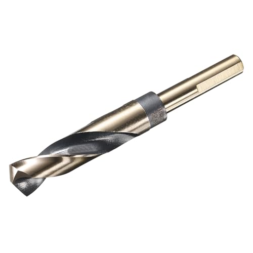 uxcell 25/32" Drill Bit 1/2" Reduced Shank 3-Flat M35 5% Cobalt HSS - size: 25/32" with 1/2" Shank