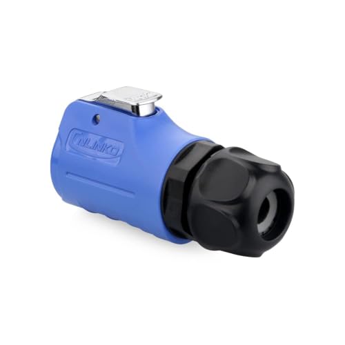 CNLINKO LP-20 Industrial Waterproof Connector IP68 Circular Aviation Plug - size: 4-Pin, style: Plug without Cable