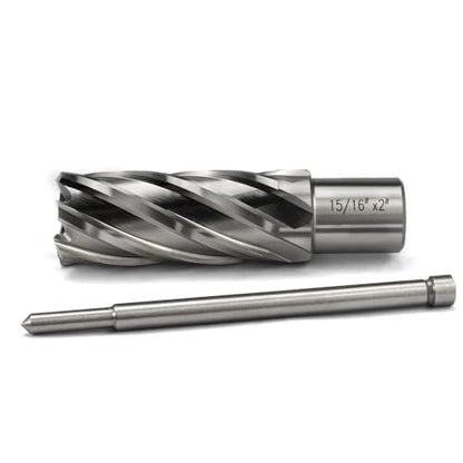 Annular Cutter JESTUOUS 3/4 Inch Weldon Shank 15/16 Cut Dia 2 Cut Depth