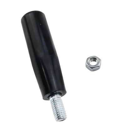 Thread Hand Crank Wheel with Handle Grip - Heavy Duty Rotary Handles for Lathe, Trailer Jack, Workshop Tools - Includes Mounting Nuts 2-Pack