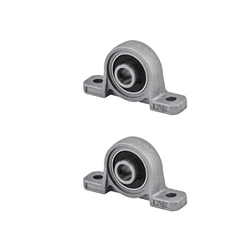 [16pcs/Pack] T8 Lead Screw Kit,2x200mm Linear Motion Rod Shaft Guide,4pcs Linear Slide Blocks, 4pcs SK8 Shaft Support and 1 PC Flexible Shaft Coupling for 3D Printer and DIY CNC Machine (200mm, Set) - size: 200mm