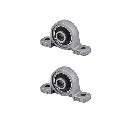 [16pcs/Pack] T8 Lead Screw Kit,2x200mm Linear Motion Rod Shaft Guide,4pcs Linear Slide Blocks, 4pcs SK8 Shaft Support and 1 PC Flexible Shaft Coupling for 3D Printer and DIY CNC Machine (200mm, Set) - size: 200mm