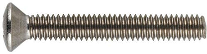Hillman 44132 10-24 x 4-Inch Oval Head Phillips Machine Screw, Stainless Steel, 15-Pack