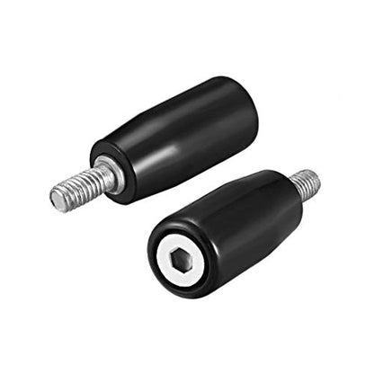 uxcell 2 Pcs Revolving Handwheel Machine Handle M6 Male Threaded Stem for Milling Machine - size: M6 x 32mm