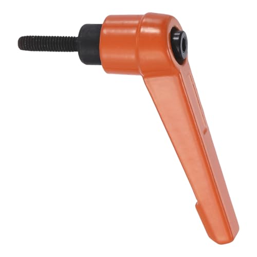 uxcell Clamping Lever Handles for Lathe, M4x16mm Male Thread Orange - size: M4x16mm