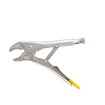 Stanley 0-84-809 curved Locking Plier Maxsteel, Silver