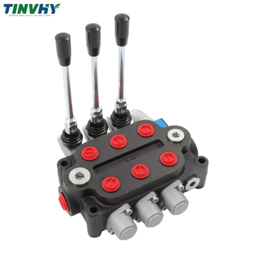 3 Spool 25GPM Hydraulic Directional Control Valve 3000PSI