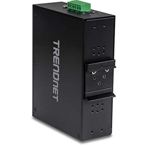 TRENDnet 16-Port Industrial Unmanaged Gigabit PoE+ DIN-Rail Switch,TI-PG162 - style: 14 Port Switch w/ 2 SFP Slots