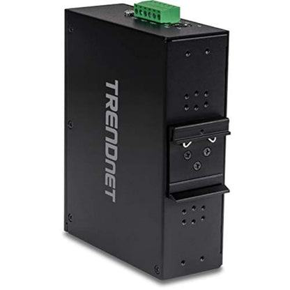 TRENDnet 16-Port Industrial Unmanaged Gigabit PoE+ DIN-Rail Switch,TI-PG162 - style: 14 Port Switch w/ 2 SFP Slots