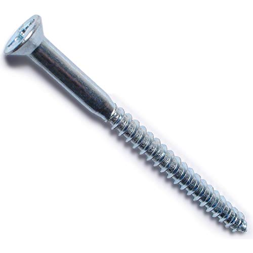 Hard-to-Find Fastener 014973293604 Phillips Flat Wood Screws, 12 x 3, Piece-25 - size: 12 x 3-Inch