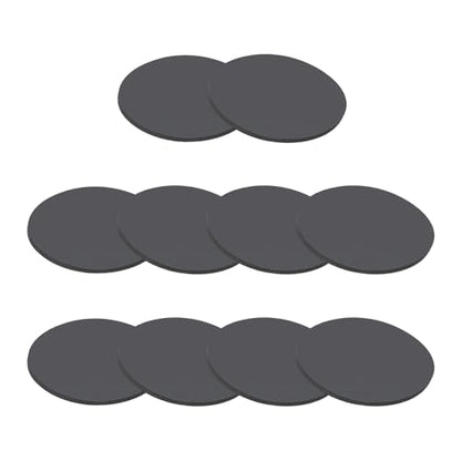 PATIKIL Rubber Solid Discs Washers, 10 Pcs 20mm OD x 1mm Thick Rubber Round Gasket Pad Bushings Spacer Washer for DIY Gasket Craft, Black - size: 20mm x 1mm