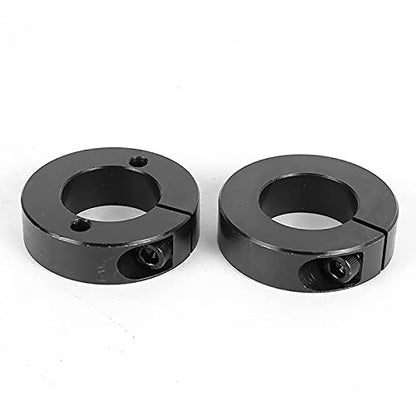 Anti-Collision Block Stopper, Positioning Block, Anti-Dropping for Linear Motion Rod Shaft Guide 40mm, Fixed Slider Bearing Block Ring, Black, 2Pcs - size: For D40mm linear Rod, style: Black