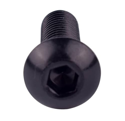 6-32 x 1 Button Head Socket Cap Bolts Screws (1/4" to 2" Available), 304 Stainless Steel 18-8, Black Exterior Finish, Allen Hex Drive, Fully Thread, 40Pcs - size: 6-32 x 1" (40 PCS)