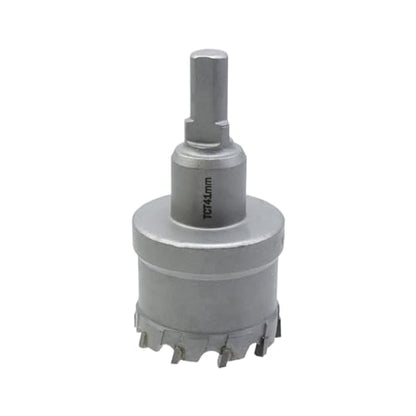Carbide Hole Saw Drill Bit 1-5/8"/41mm Cutting Dia Hole Saw Cutter for Metal - size: 1-5/8"/41mm