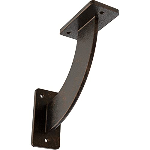 2" W x 7" D x 7" H Bradford Steel Bracket, Antiqued Bronze - color: Antiqued Bronze, size: 2-in. W x 7-in. D x 7-in. H
