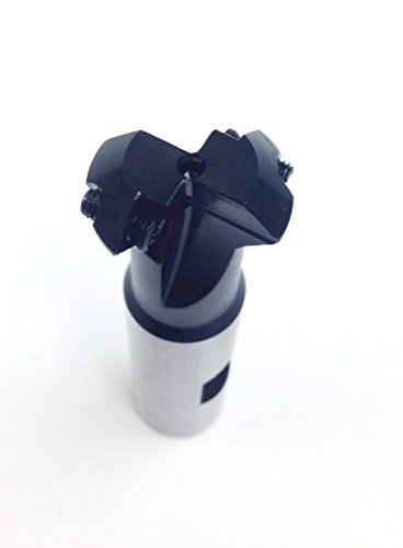HHIP 2076-0001 45 Degree Carbide 1 X 3/4 Shank 2-Insert Indexable Chamfering End Mill - size: 1-1/8"