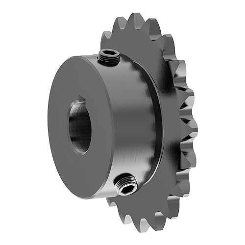 20 Tooth Roller Chain Sprocket, 25 Chain, 20mm Bore, Kw - size: 20T/20(6x2.8)mm keyway