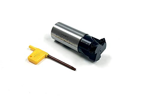 HHIP 2076-0013 45 Degree Carbide 1-3/4" X 1-1/4 Shank 3-Insert Indexable Chamering End Mill - size: 1-3/4"