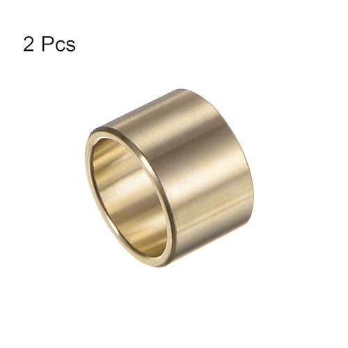 HARFINGTON 2pcs Sleeve Bearings 5/8" Bore 3/4" OD 1/2" Length Wrapped Oilless Bushings Brass Alloy for Transmission Conveyor Systems - size: 5/8" x 3/4" x 1/2"