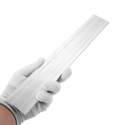 MECCANIXITY Square Aluminum Flat Bar, 3/16" (5mm) Thick x 1-31/32" (50mm) Width x 13" (330.2mm) Long 6063 Aluminum Flat Plate Solid New Mill Stock Silver for Industrial Building - size: 3/16" x 1-31/32" x 13"