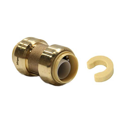 1piece EFIELD 1 Inch Straight Coupling Push-Fit Fitting - size: 1 Inch(P1), style: Straight Coupling