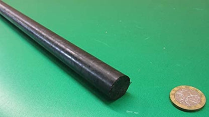 Black Nylon Extruded Round Rod .750" (3/4") x 5 Ft Length 2 pcs 10 Feet