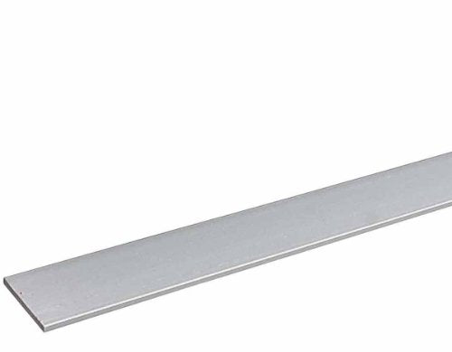 M-D Building Aluminum Flat Bar, Mill, 1in x 1/4in x 72in Length - color: Mill, size: 1 in. x 1/4 in. x 72 in.