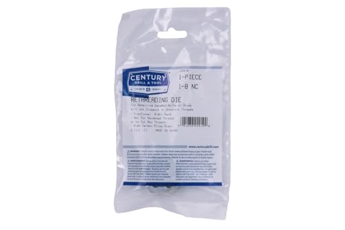 Century Drill & Tool 92919 Fractional Right Hand Rethreading Die, 1-8 NC - size: 1-8 NC