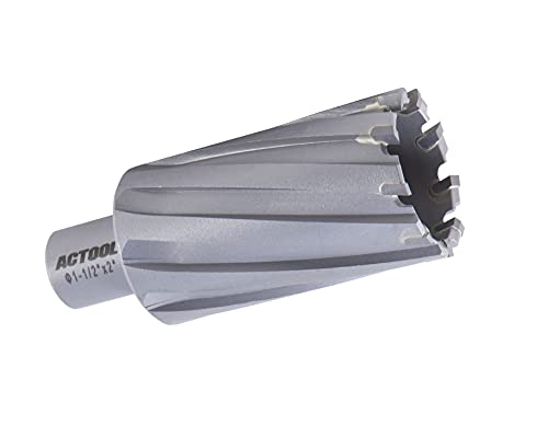 1-1/2'' Diameter x 2'' Depth of Cut Carbide Tipped TCT ANNULAR Cutter with 3/4'' Weldon Shank - size: 1-1/2'' x 2''